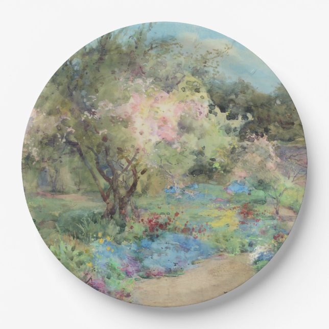 Assiettes En Carton Jardin de Kilmurry (par Mildred Anne Butler) (Devant)