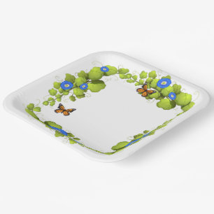 Assiettes En Carton Jardin de mouche à beurre