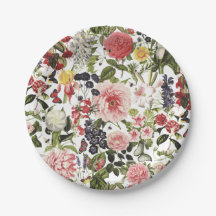 Jardin Fête Vintage Pouce verte Florale Anniversai