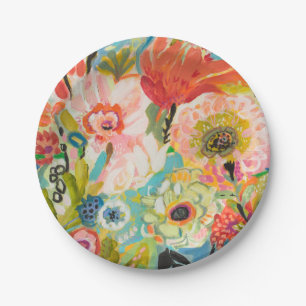 Assiettes En Carton Jardin secret III floral