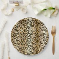 Jaune Glam Parties scintillant noire Leopard