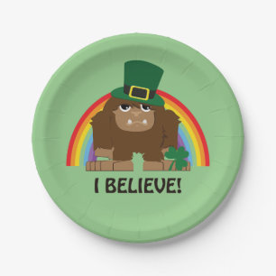 Assiettes En Carton Je crois ! Lutin Bigfoot