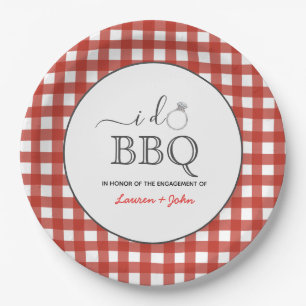 Assiettes En Carton Je fais un BBQ de fiançailles