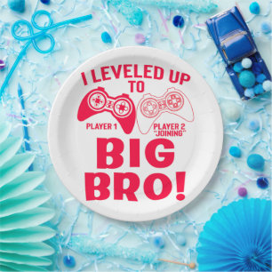 ASSIETTES EN CARTON "JE ME SUIS LEVÉ JUSQU'À GRAND BRO !