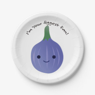 Assiettes En Carton Je suis votre fig de fan Figte