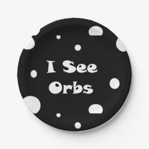 Assiettes En Carton Je Vois Des Orbes 
