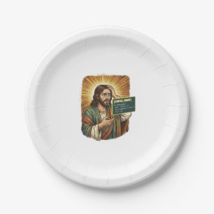 Assiettes En Carton Jésus pleurant Erreur de syntaxe Codage Programmeu