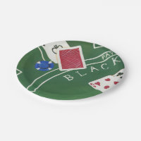 Jeu de Blackjack avec chips par Chariklia Zarris