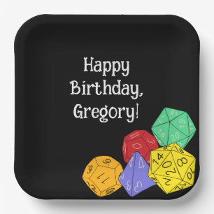 Assiettes En Carton Jeu RPG Dice, Conseil, Jeux d'Imaginaire