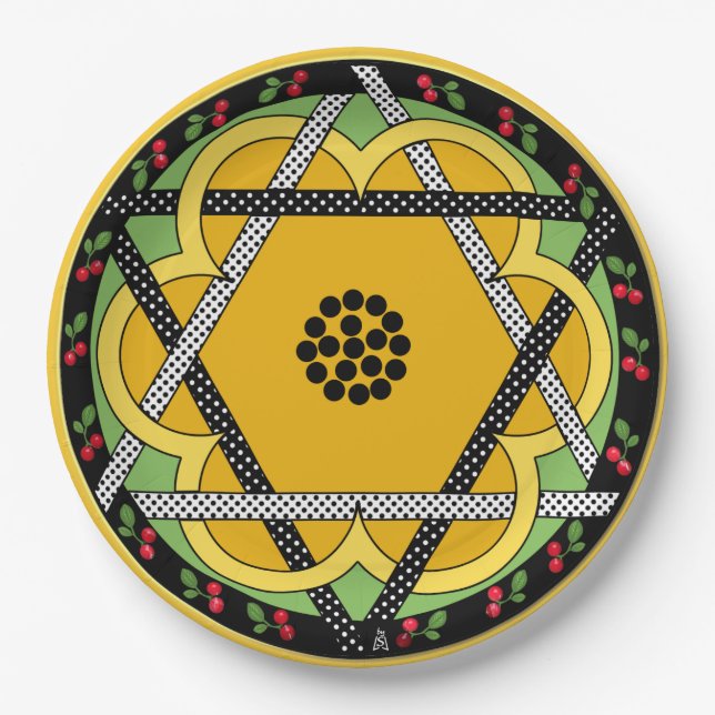 Assiettes En Carton Jewcy Froop (Devant)