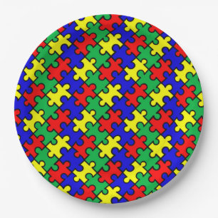 Assiettes En Carton Jigsaw Puzzle Motif sans joint-22675