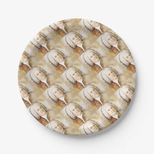 Assiettes En Carton Johann Sebastian Bach (Devant)