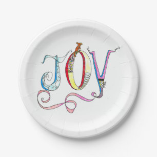 Assiettes En Carton Joie 7" plaque à papier