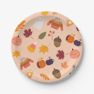 Assiettes En Carton Joli Automne