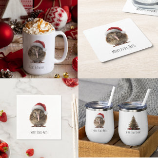 Assiettes En Carton Joli Kiwi de Noël, coutume