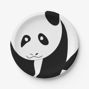 Assiettes En Carton Joli panda