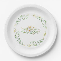 Jolie aquarelle Floral Honeybee Foliage Wreath