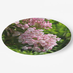 Assiettes En Carton Jolies fleurs de laurier rose