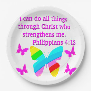 ASSIETTES EN CARTON JOLIMENT PHILIPPIENS 4:13 BUTTERFLY DESIGN