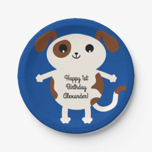 Assiettes En Carton Jote Enfants Chien Chien Chien Chien Anniversaire
