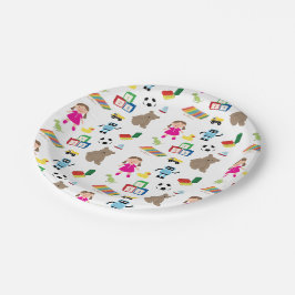Assiettes En Carton Jouets pour enfants Motif