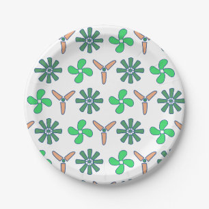 Assiettes En Carton Jour d'anniversaire de Twirl et Spin Boys