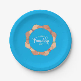 Assiettes En Carton Jour de l'amitié
