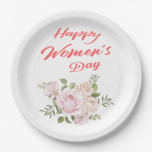 jour des femmes heureux blanc