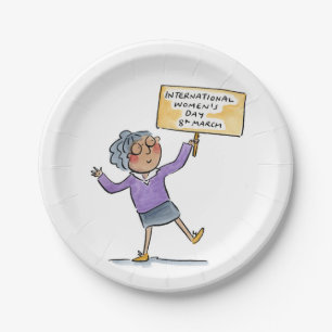 Assiettes En Carton Journée internationale de la femme