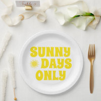 Jours Ensoleillés Rétro Citation Seulement Heureus
