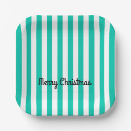 Assiettes En Carton Joyeuse plaque de papier de Noël