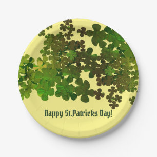 Assiettes En Carton Joyeuse St Patrick's Day, personnalisée