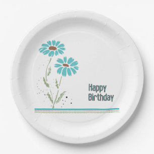 Assiettes En Carton Joyeux anniversaire