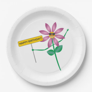 Assiettes En Carton Joyeux anniversaire
