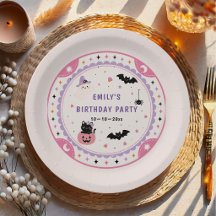 Joyeux anniversaire Halloween pastel mignon