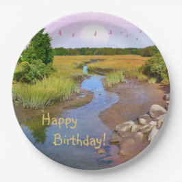 Assiettes En Carton Joyeux Anniversaire Hammonasset Beach Plaque papie