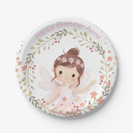 Assiettes En Carton Joyeux anniversaire, texte personnalisable