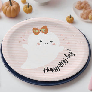 Assiettes En Carton Joyeux BOO Day Anniversaire Halloween