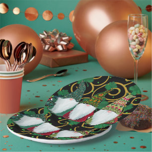 Assiettes En Carton Joyeux GNOMES du jour de St. Patty