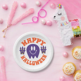 Assiettes En Carton Joyeux Halloween