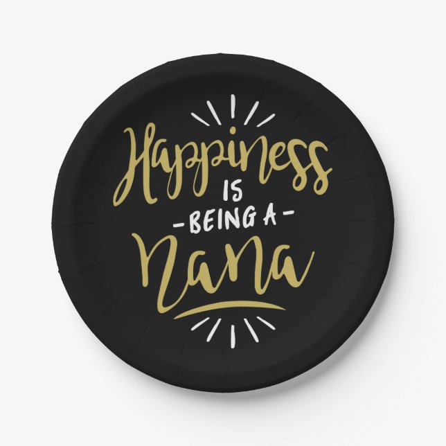 Assiettes En Carton Joyeux Nana (Devant)