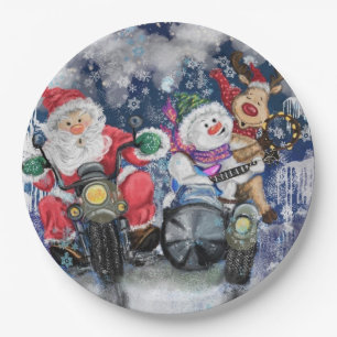 Assiettes En Carton Joyeux Noël