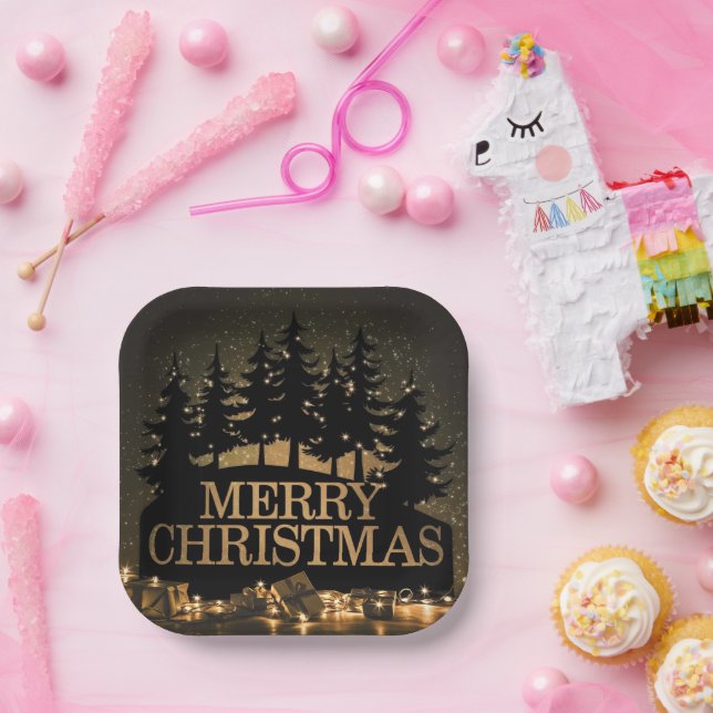 Assiettes En Carton Joyeux Noël (Fête)