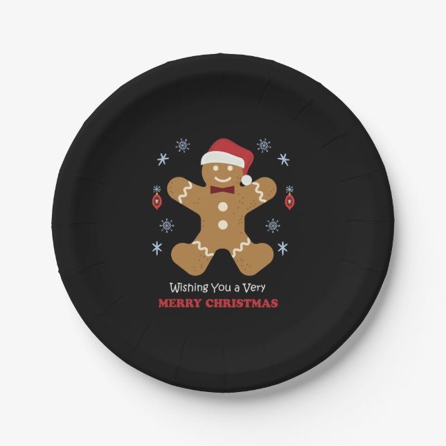 Assiettes En Carton joyeux noël (Devant)