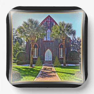 Assiettes En Carton Joyeux Noël à basse altitude Bluffton SC Church
