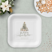Joyeux Noël Sage Script Nom de l'arbre Année
