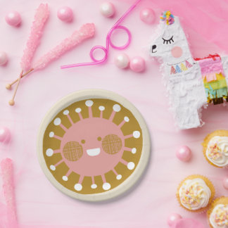 Assiettes En Carton Joyeux soleil