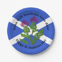 Joyeux St Andrews Jour Drapeau Chardon Petit
