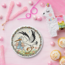 Jumeaux et design vintage cigogne