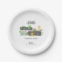 Jungle Wild One Anniversaire Animal